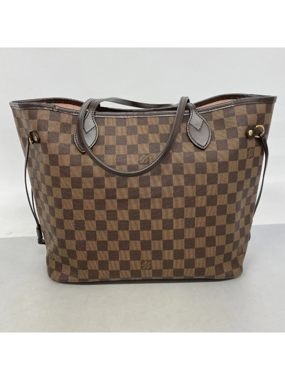Louis Vuitton Tote Damier Neverfull MM Ebene Rose Ballerine